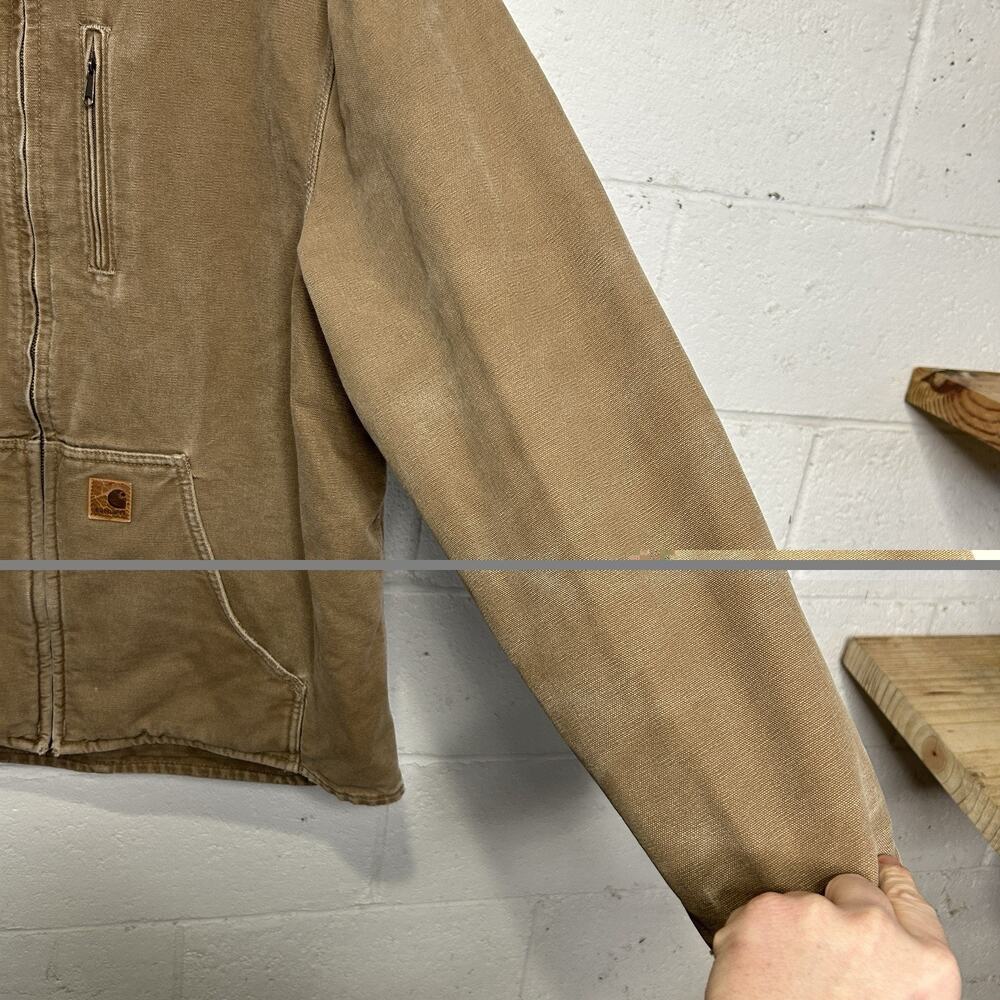 Vintage Carhartt Sherpa-Lined Muskegon “Frontier Brown” - Picture 7 of 14